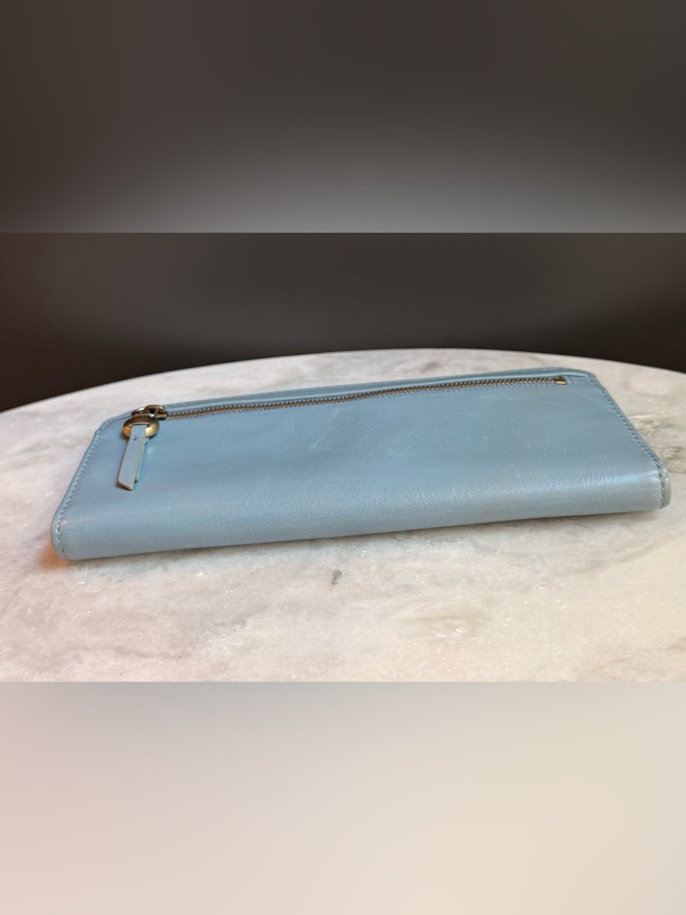 Hobo Angle Continental Wallet in Cornflower Blue 💎 - Picture 3 of 8